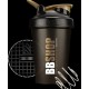 BBSHOP шейкер черно позолоченный с сеточкой и венчиком (400мл)